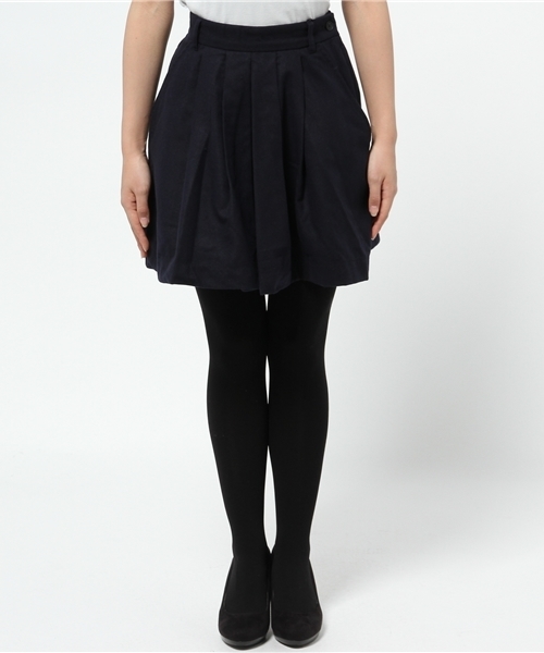 OUTLET（アウトレット）の「【Kastane】ショート丈タックキュロット（その他パンツ・レディース・ブラウン/ネイビー・FREE）」の8枚目の写真