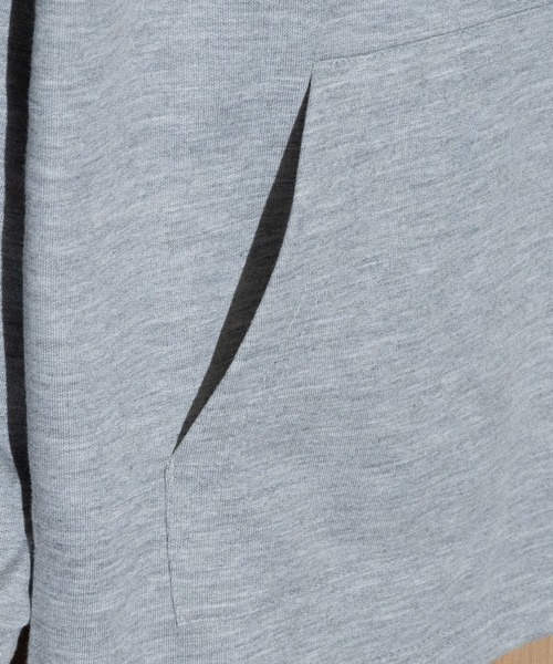 LOGOS（ロゴス）の「【30】〔LOGOS/ロゴス〕 ミニ裏毛バックロゴフードパーカー（Tシャツ/カットソー・キッズ・ネイビー/杢グレー/カーキ・140/150/130/160）」の17枚目の写真