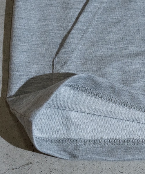 LOGOS（ロゴス）の「【30】〔LOGOS/ロゴス〕 ミニ裏毛バックロゴフードパーカー（Tシャツ/カットソー・キッズ・ネイビー/杢グレー/カーキ・140/150/130/160）」の11枚目の写真