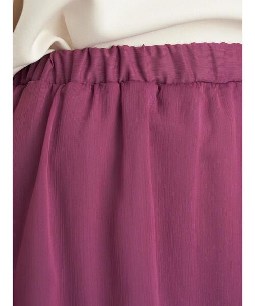 earth music&ecology(アースミュージックアンドエコロジー)の「フリルティアードスカート *(スカート・レディース・ブラック/パープル/ドット・FREE)」の11枚目の写真