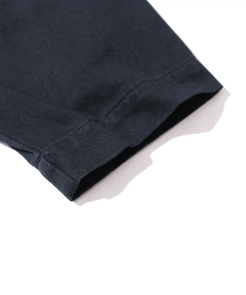 HARVESTY（ハーベスティ）の「HARVESTY/ハーベスティ チノクロスオーバーコート ロングコート（ステンカラーコート・レディース・ブラック/ベージュ/ネイビー/アイボリー・1/2）」の8枚目の写真