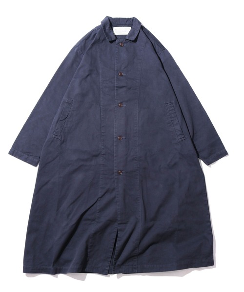 HARVESTY（ハーベスティ）の「HARVESTY/ハーベスティ チノクロスオーバーコート ロングコート（ステンカラーコート・レディース・ブラック/ベージュ/ネイビー/アイボリー・1/2）」の13枚目の写真