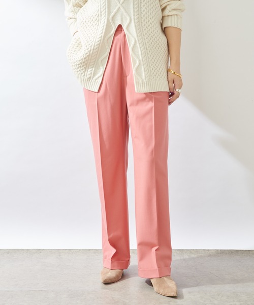 SHENERY(シーナリー)の「センタープレスタックパンツ(その他パンツ・レディース・グレー/ピンク/ブラック/イエロー・36/38)」の18枚目の写真