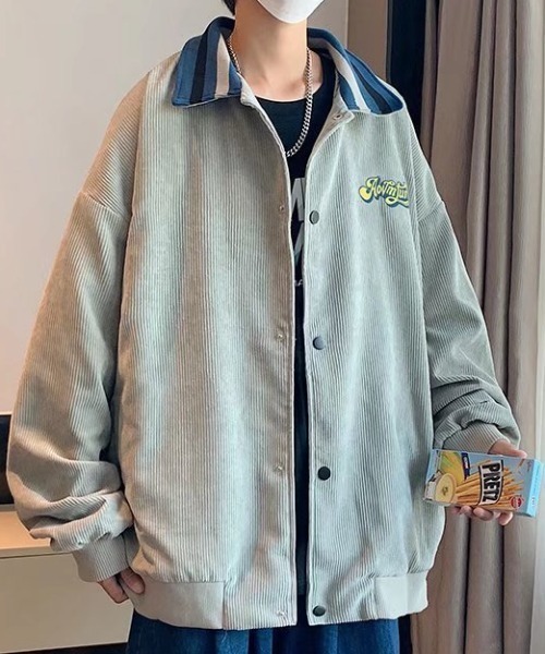 MGV（エムジーヴィー）の「オーバーサイズコーデュロイカバーオール（カバーオール・メンズ・ブラック/グレー/グリーン・MEDIUM/LARGE/X-LARGE）」の6枚目の写真