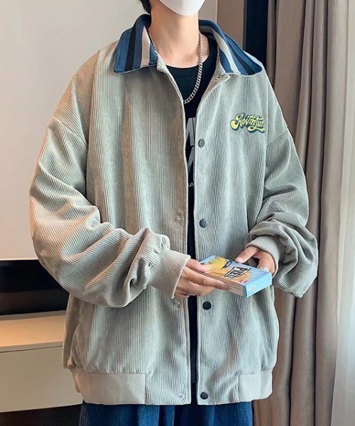 MGV（エムジーヴィー）の「オーバーサイズコーデュロイカバーオール（カバーオール・メンズ・ブラック/グレー/グリーン・MEDIUM/LARGE/X-LARGE）」の13枚目の写真