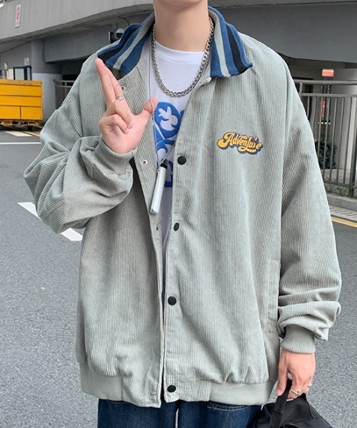 MGV（エムジーヴィー）の「オーバーサイズコーデュロイカバーオール（カバーオール・メンズ・ブラック/グレー/グリーン・MEDIUM/LARGE/X-LARGE）」の7枚目の写真