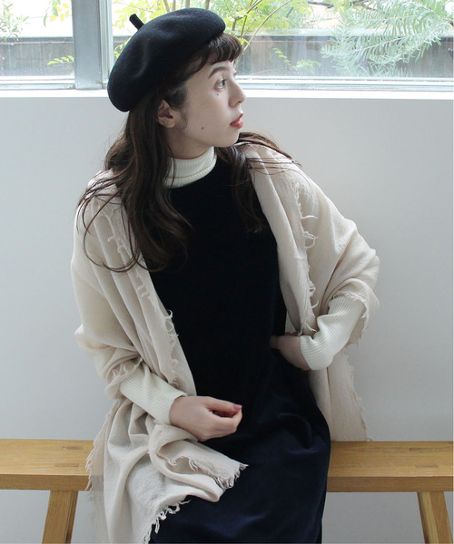 CHILD WOMAN(チャイルドウーマン)の「別珍ディアモイスト加工 ジャンスカ(ワンピース・レディース・ネイビー・FREE)」の11枚目の写真