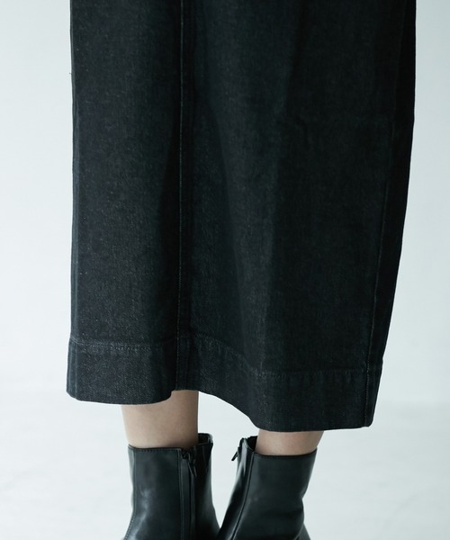ROPE' PICNIC（ロペピクニック）の「デニムジャンパーワンピース（ジャンパースカート・レディース・ブラック/ネイビー・38/40）」の10枚目の写真