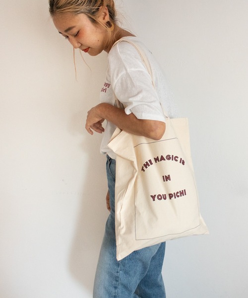 PICHI（ピイチ）の「PICHIオリジナルエコBAG（エコバッグ/サブバッグ・レディース・ナチュラル・FREE）」の5枚目の写真
