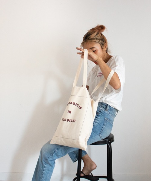 PICHI（ピイチ）の「PICHIオリジナルエコBAG（エコバッグ/サブバッグ・レディース・ナチュラル・FREE）」の9枚目の写真