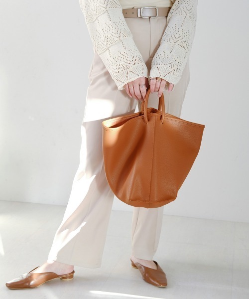 Bab(バブ)の「【WEB限定】2WAYエコレザーバッグ(トートバッグ・レディース・ブラック/オリーブ/キャメル・ONESIZE)」の14枚目の写真