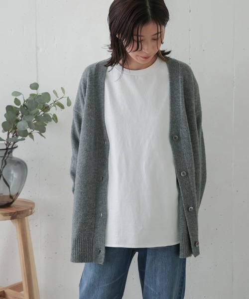 URBAN RESEARCH DOORS（アーバンリサーチドアーズ）の「コットンラウンドヘムカットソー（Tシャツ/カットソー・レディース・オフホワイト・ONE）」の2枚目の写真