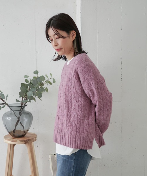 URBAN RESEARCH DOORS（アーバンリサーチドアーズ）の「コットンラウンドヘムカットソー（Tシャツ/カットソー・レディース・オフホワイト・ONE）」の10枚目の写真