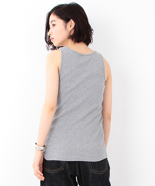 BEAMS BOY（ビームスボーイ）の「BEAMS BOY / テレコ タンクトップ（タンクトップ・レディース・ホワイト/グレー/ネイビー・ONE SIZE）」の22枚目の写真