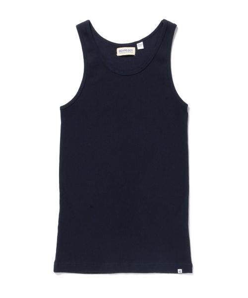 BEAMS BOY（ビームスボーイ）の「BEAMS BOY / テレコ タンクトップ（タンクトップ・レディース・ホワイト/グレー/ネイビー・ONE SIZE）」の8枚目の写真
