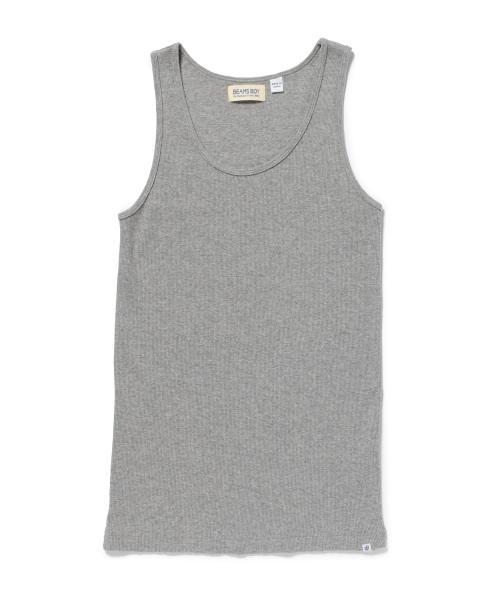 BEAMS BOY（ビームスボーイ）の「BEAMS BOY / テレコ タンクトップ（タンクトップ・レディース・ホワイト/グレー/ネイビー・ONE SIZE）」の9枚目の写真