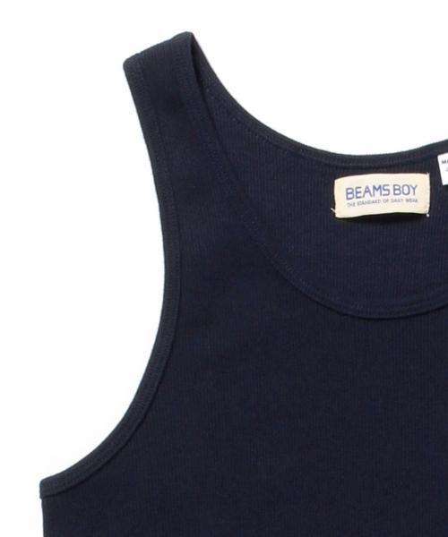 BEAMS BOY（ビームスボーイ）の「BEAMS BOY / テレコ タンクトップ（タンクトップ・レディース・ホワイト/グレー/ネイビー・ONE SIZE）」の14枚目の写真