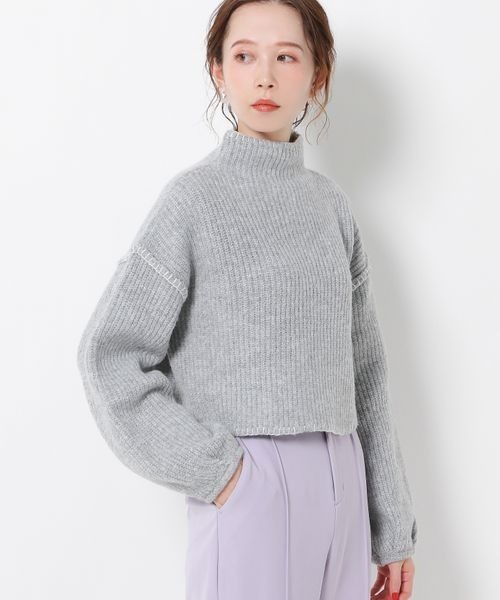 セール ブランケットステッチショートプルオーバー ニット セーター Mysty Woman ミスティウーマン のファッション通販 Zozotown