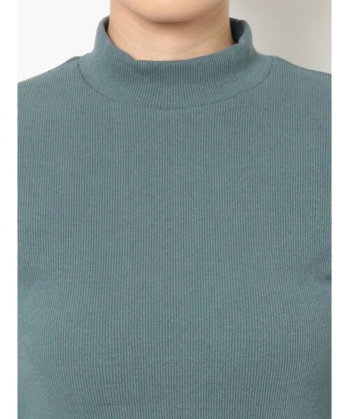 EMODA（エモダ）の「ハイネックリブミニワンピース（ワンピース・レディース・グレー/ブラック/ピンク/ブルー・FREE）」の22枚目の写真