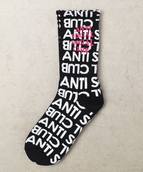 ANTI SOCIAL SOCIAL CLUB(アンチソーシャルソーシャルクラブ)の「【Anti Social Social Club】 SOCKS(ソックス/靴下・メンズ・その他/ホワイト系1/ホワイト系2/ブラック系/その他2/ブラック系3/ブラック系2/グリーン系・FREE)」の4枚目の写真