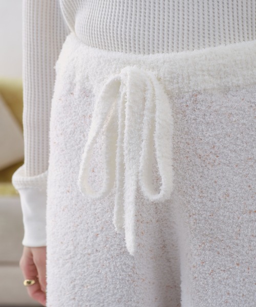 acro（アクロ）の「ジャガード柄ニットパンツ/AC1265（ルームウェア/パジャマ・レディース・アイボリー・ﾌﾘ-）」の7枚目の写真