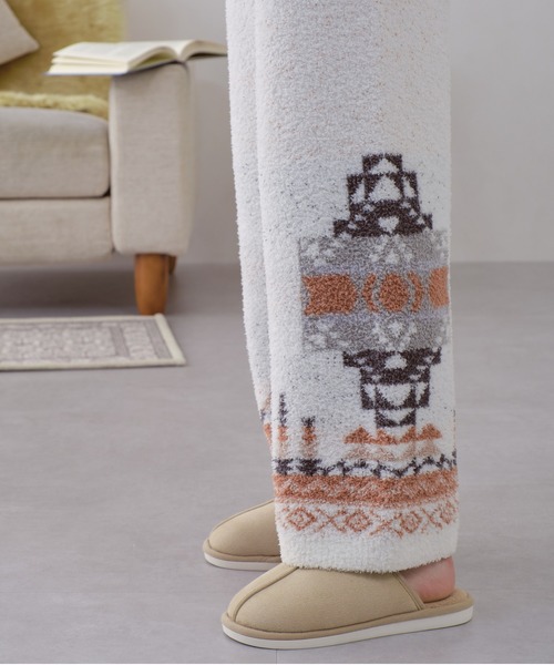 acro（アクロ）の「ジャガード柄ニットパンツ/AC1265（ルームウェア/パジャマ・レディース・アイボリー・ﾌﾘ-）」の11枚目の写真