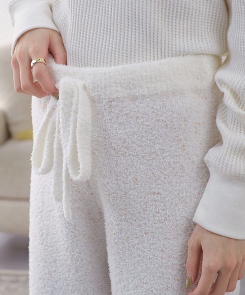 acro（アクロ）の「ジャガード柄ニットパンツ/AC1265（ルームウェア/パジャマ・レディース・アイボリー・ﾌﾘ-）」の6枚目の写真