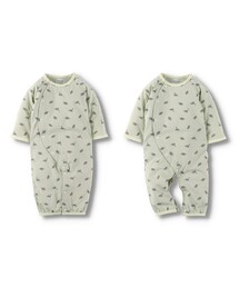 恐竜柄肌着付き2WAYオール