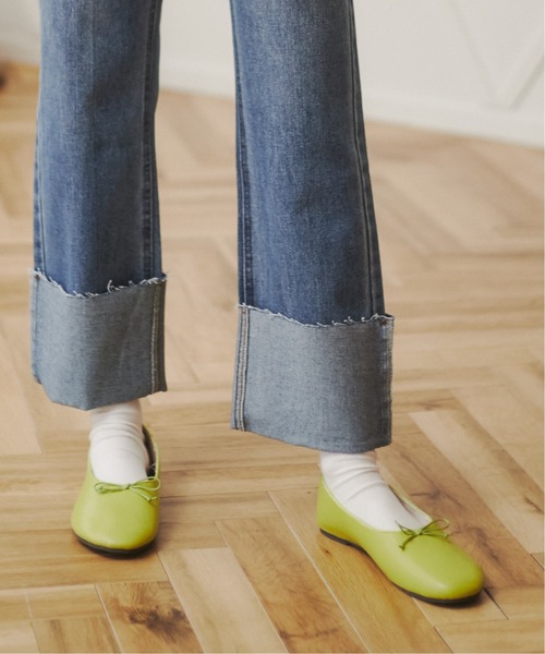 ANGIE（アンジー）の「甲深 バレエシューズ（バレエシューズ・レディース・レッド/ブラック/ライトベージュ/グリーン/ブラウン/オレンジ/ライム・X-LARGE/MEDIUM/SMALL/LARGE）」の12枚目の写真