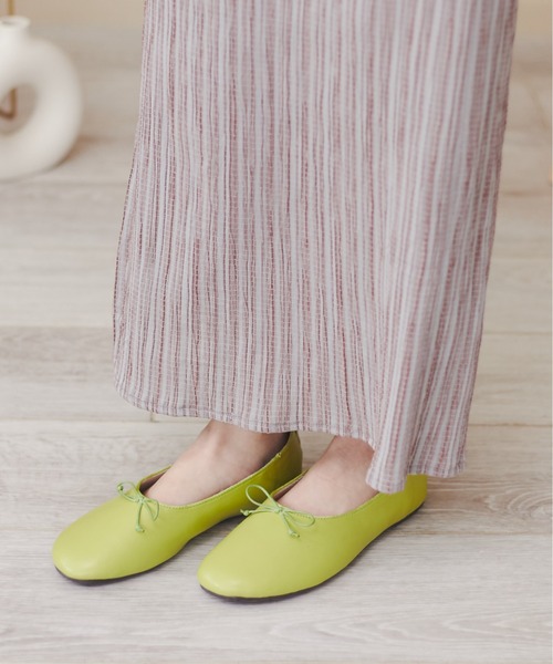 ANGIE（アンジー）の「甲深 バレエシューズ（バレエシューズ・レディース・レッド/ブラック/ライトベージュ/グリーン/ブラウン/オレンジ/ライム・X-LARGE/MEDIUM/SMALL/LARGE）」の18枚目の写真