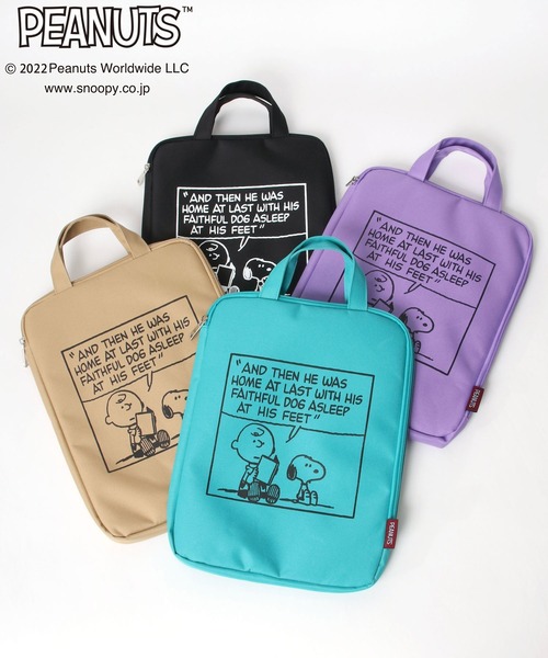 PEANUTS（ピーナッツ）スヌーピー キャラクタープリント マルチポーチ