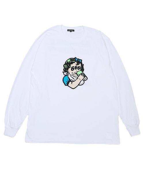 MILKBOY(ミルクボーイ)の「DRINK 666 L.S. TEE(Tシャツ/カットソー・レディース・B/C/A・L/XL)」の4枚目の写真