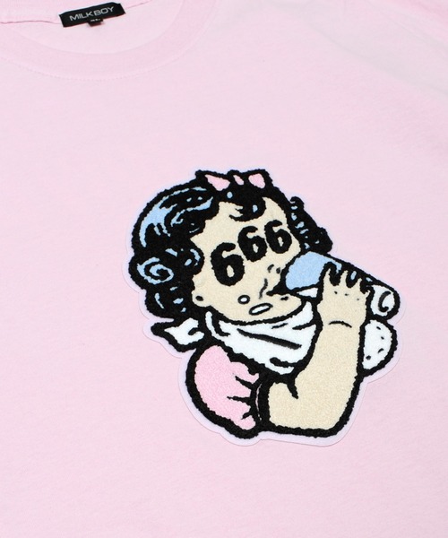 MILKBOY(ミルクボーイ)の「DRINK 666 L.S. TEE(Tシャツ/カットソー・レディース・B/C/A・L/XL)」の12枚目の写真
