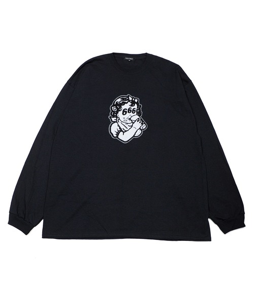 MILKBOY(ミルクボーイ)の「DRINK 666 L.S. TEE(Tシャツ/カットソー・レディース・B/C/A・L/XL)」の8枚目の写真