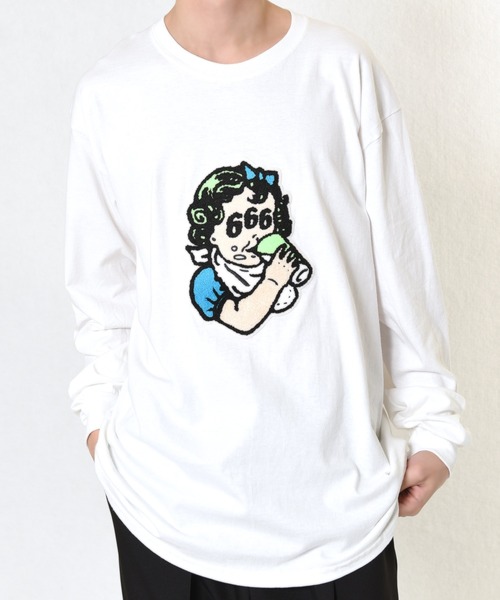 MILKBOY(ミルクボーイ)の「DRINK 666 L.S. TEE(Tシャツ/カットソー・レディース・B/C/A・L/XL)」の19枚目の写真