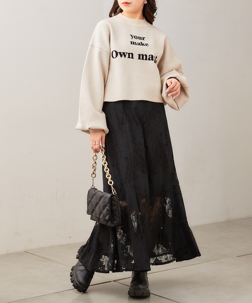 Chico(チコ)の「【Web限定】総レースフレアスカート(スカート・レディース・ホワイト/ブラック/ピンク・FREE)」の10枚目の写真