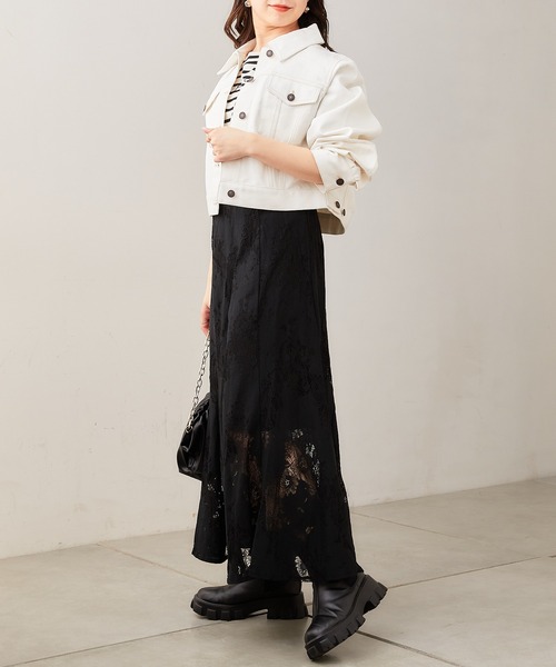 Chico(チコ)の「【Web限定】総レースフレアスカート(スカート・レディース・ホワイト/ブラック/ピンク・FREE)」の17枚目の写真