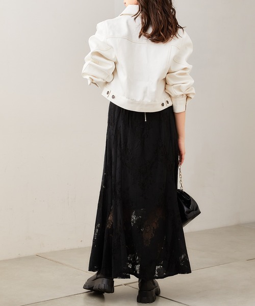 Chico(チコ)の「【Web限定】総レースフレアスカート(スカート・レディース・ホワイト/ブラック/ピンク・FREE)」の18枚目の写真