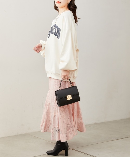 Chico(チコ)の「【Web限定】総レースフレアスカート(スカート・レディース・ホワイト/ブラック/ピンク・FREE)」の20枚目の写真