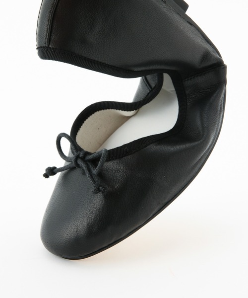 ROPE'(ロペ)の「ソフトレザーバレエシューズ(バレエシューズ・レディース・ブラック/シルバー/オレンジ/ミント・36/37/36.5/37.5/35.5)」の8枚目の写真