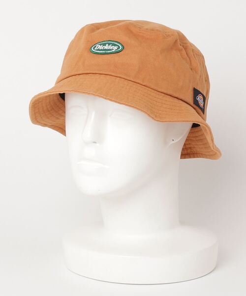 Dickies(ディッキーズ)の「【DICKIES/ディッキーズ】ツイルピグメント加工バケットハット(ハット・メンズ・ブラック/ベージュ/オレンジ/ネイビー・FREE)」の4枚目の写真