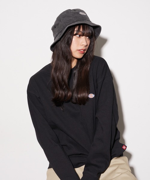 Dickies(ディッキーズ)の「【DICKIES/ディッキーズ】ツイルピグメント加工バケットハット(ハット・メンズ・ブラック/ベージュ/オレンジ/ネイビー・FREE)」の6枚目の写真