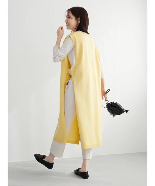 Green Parks(グリーンパークス)の「シアー配色リブインナー*(Tシャツ/カットソー・レディース・レッド/グリーン/ホワイト系その他2・FREE)」の14枚目の写真