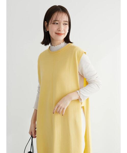 Green Parks(グリーンパークス)の「シアー配色リブインナー*(Tシャツ/カットソー・レディース・レッド/グリーン/ホワイト系その他2・FREE)」の15枚目の写真