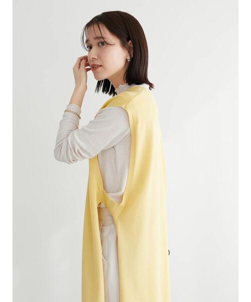 Green Parks(グリーンパークス)の「シアー配色リブインナー*(Tシャツ/カットソー・レディース・レッド/グリーン/ホワイト系その他2・FREE)」の16枚目の写真