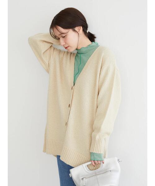 Green Parks(グリーンパークス)の「シアー配色リブインナー*(Tシャツ/カットソー・レディース・レッド/グリーン/ホワイト系その他2・FREE)」の18枚目の写真