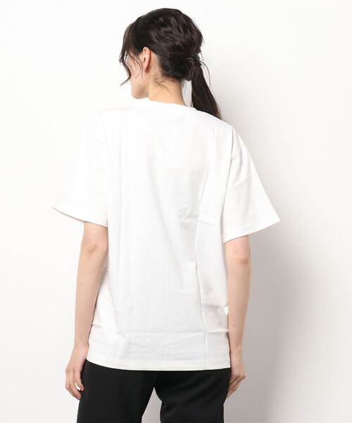 NO WAY(ノーウェイ)の「/Bl/半袖プリントTシャツ コットン100%(Tシャツ/カットソー・レディース・ベージュ/ホワイト/スミクロ・LARGE/FREE/MEDIUM)」の14枚目の写真