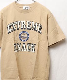/Bl/半袖プリントTシャツ コットン100%
