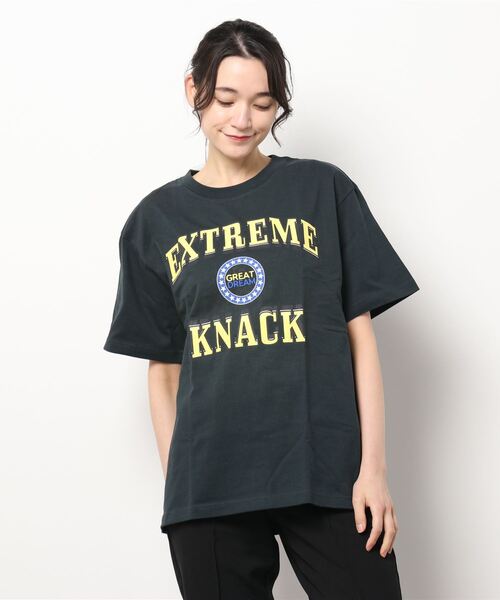 NO WAY(ノーウェイ)の「/Bl/半袖プリントTシャツ コットン100%(Tシャツ/カットソー・レディース・ベージュ/ホワイト/スミクロ・LARGE/FREE/MEDIUM)」の11枚目の写真
