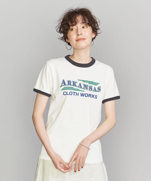 GOOD ROCK SPEED(グッドロックスピード)の「【別注】<GOOD ROCK SPEED>グラフィックプリント リンガーTシャツ ∴(Tシャツ/カットソー・レディース・ブラック/ネイビー/その他1・FREE)」の3枚目の写真